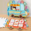 Early Education Number Color Classification Quiet Sticker Book Children's Logical Thinking Educational Toy