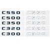 C200 E200 Для Mercedes Benz 3D Глянцевые Черные Буквы C180 C200 C220d C250d C260 C300d 4Matic ABS Шильдик для Mercedes Benz W205 Co
