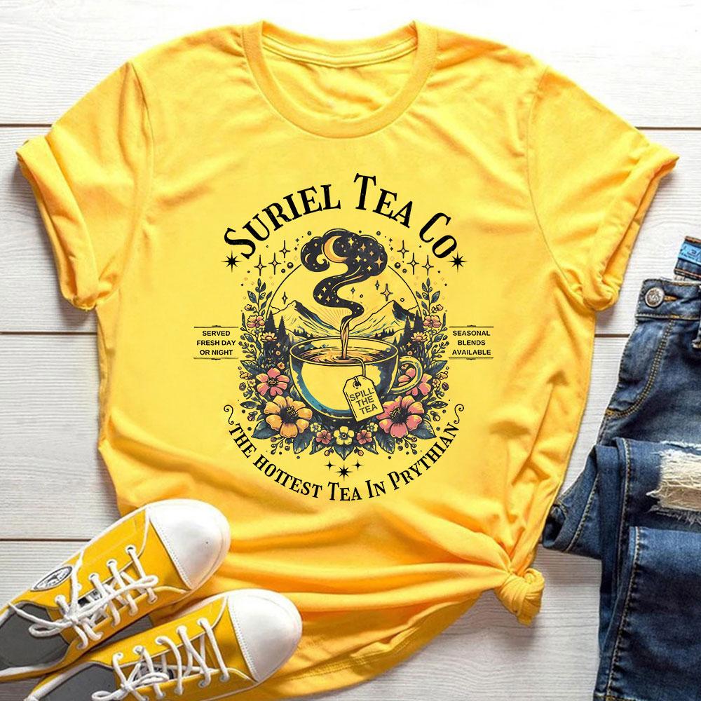 Футболка Suriel Tea Co ACOTAR Футболка Suriel Tea Velaris Sarah J Maas Футболки A Court of Thorns and Roses SJM Мерч Подарок для книголюба