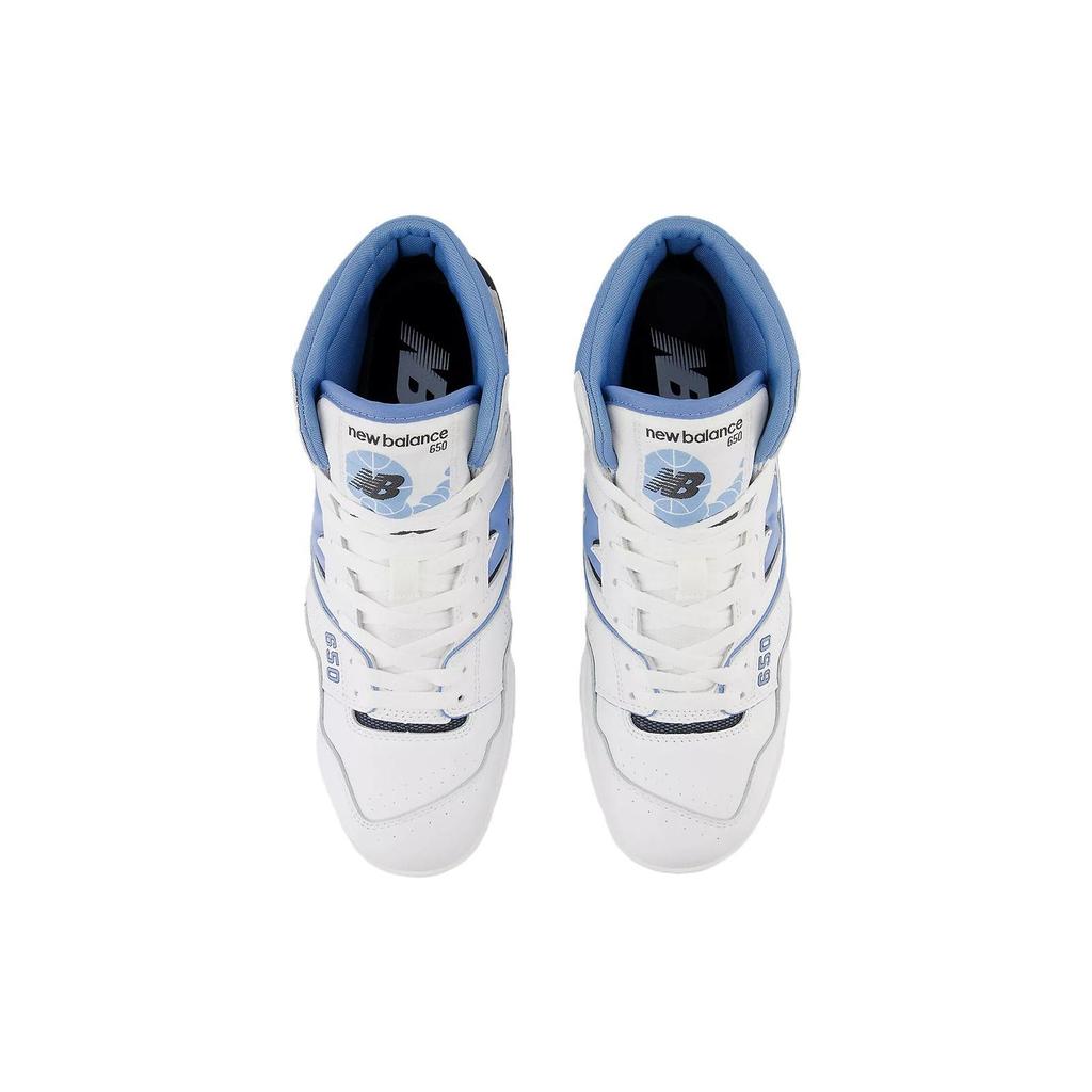 New Balance 650R Белые синие кроссовки унисекс Heritage Raincloud BB650RCK