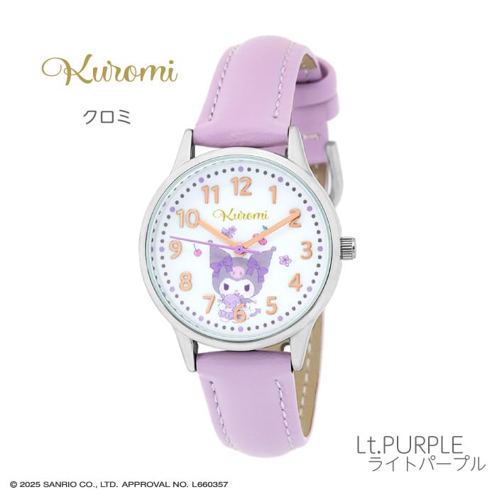 Sun Flame Co., Ltd. J-Axis Sanrio Модные часы Kuromi CR2C0005 Женские Фиолетовые