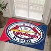 St. Louis Cardinals Design Crystal Velvet Carpet Cozy Non?Slip Printed Rug For Bedroom Living Room Entrance