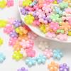 200Pcs Flower Star DIY Crafts Loose Beads For Jewelry Making Candy Color Pendant Necklace Bracelet