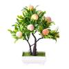 1Pc Artificial Fruit Orange Tree Bonsai Home Office Garden Desktop Party Decor Christmas Ornament