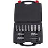 Annular Cutter Set, 13 pcs Weldon Shank Mag Drill Bits, 1" Cutting Depth, 7/16" to 1-1/16" Cutting Diameter, M2AL HSS, 2 Pilot Pins, Hex Wrench and