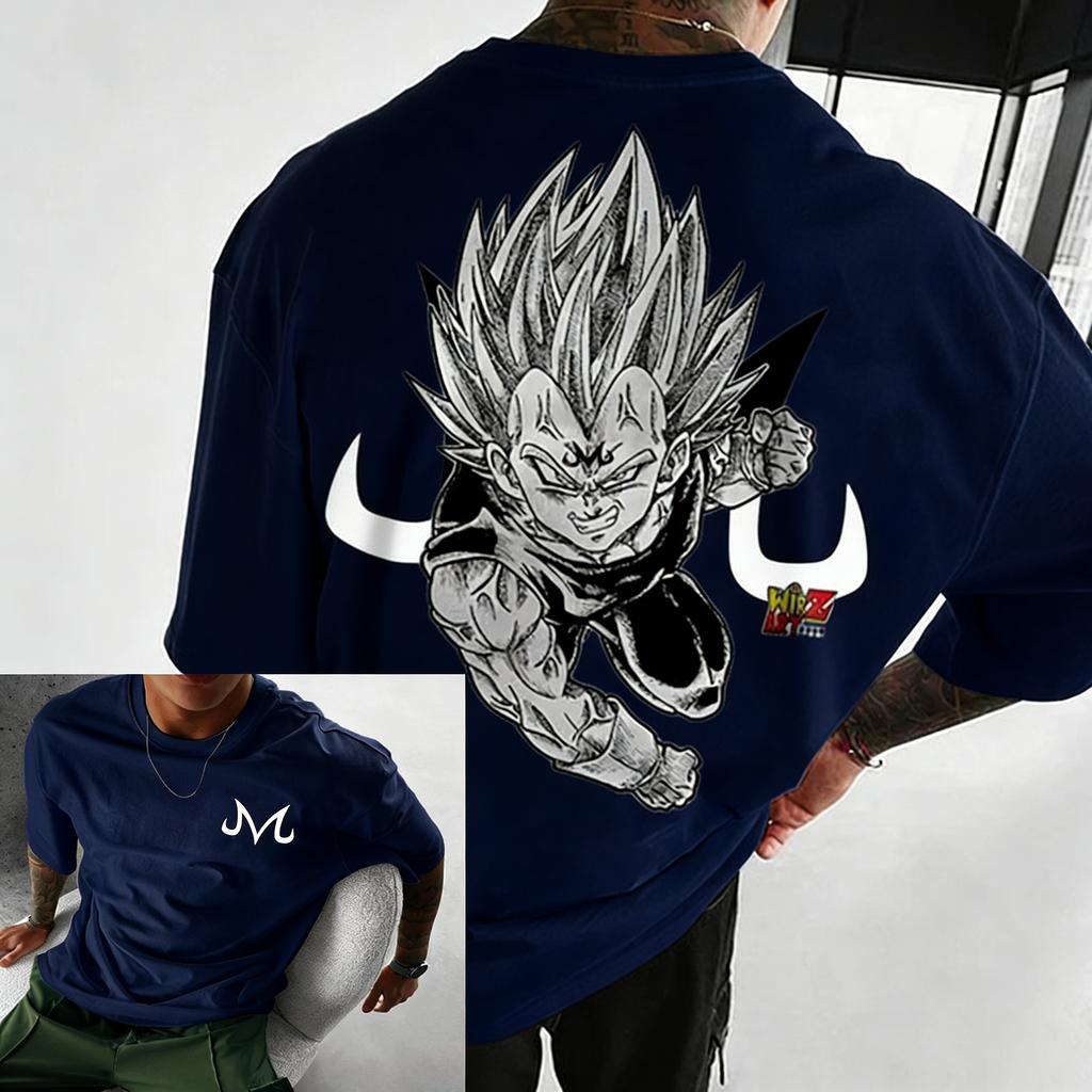 Summer Plus Size Dragon Ball Anime Printed Men and Women Tshirt Casual Parent Child Tops Harajuku Style Street Fashion Y2K