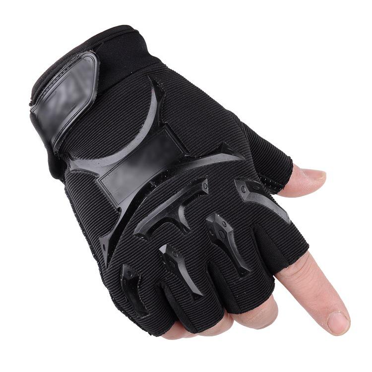 Men's Autumn Tactical Half-Finger Gloves for Outdoor Sports, Cycling, and Fitness