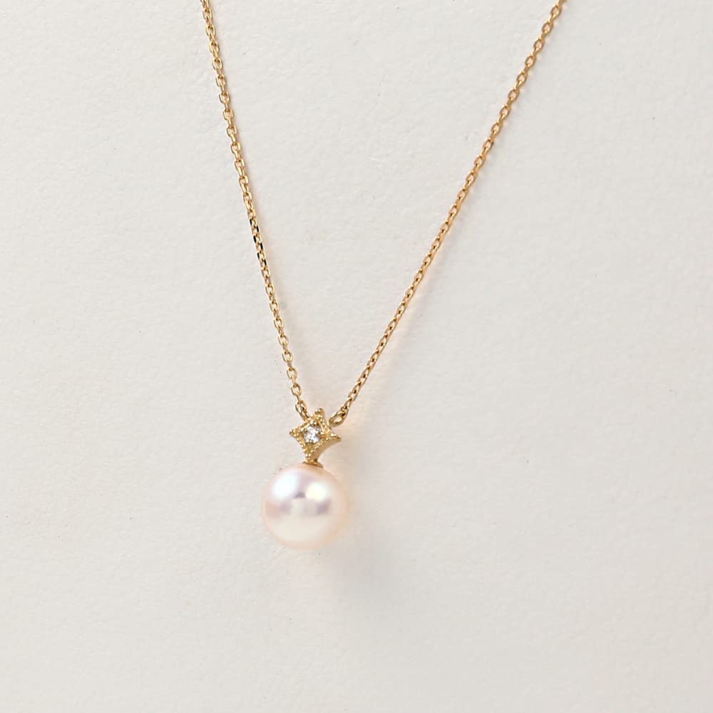 Кулон с жемчугом Wish K18 для женщин [Подарочная упаковка]