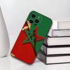 Чехол для телефона с флагом Марокко для iPhone 17, 16, 15, 14, 13, 12, 11 Plus, Pro и других. Мягкий черный чехол