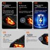 Dynamic Display Solar LED Devil Eyes Car Lights Solar Powered Car Warning Light  Windshield