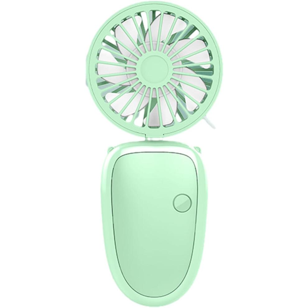 USB Rechargeable Handheld Fan Foldable Neck Fan For Travel, Portable Battery Powered Camping Cooling