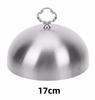 golden Cover Food Stainless Dome Lid Tent Protector Steak Serving tray For Melting Kitchen Metal Cheese Plate Cover Dish Basting