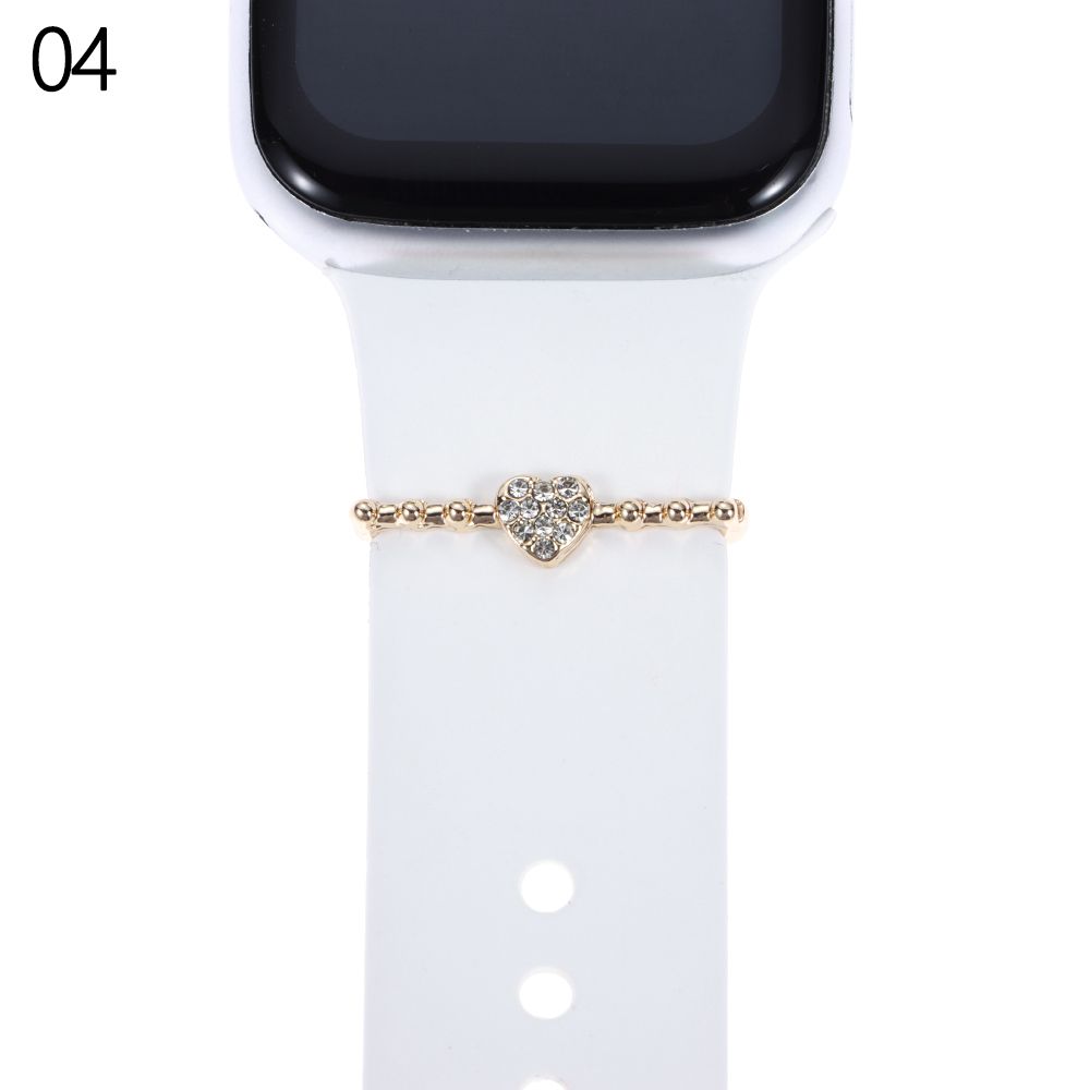 Metal Nails Diamond Watch Band Ornament Decorative Ring Wristbelt Charms Strap Accessories