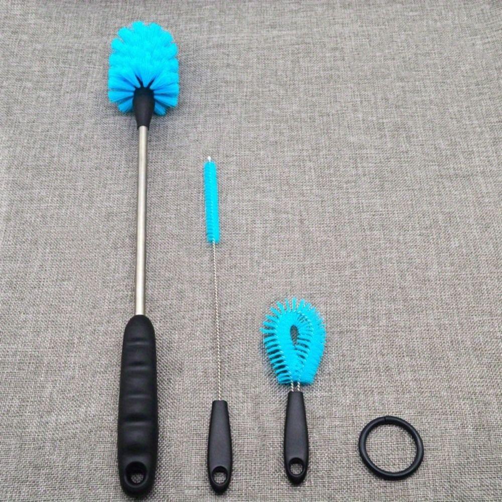 Stainless Steel Water Bottle Cleaning Brush Set Nylon Long Handle Bottle Cleaner Set Straw
