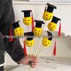 Customizable Mini Graduation Cap Wine Bottle Decoration with Tassel: Perfect for Graduation Parties & Events