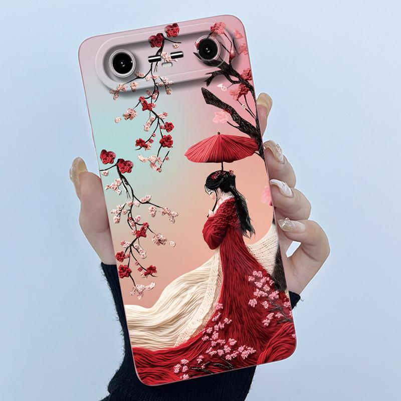 Чехол для Tecno Pova Slim 5G / Spark Slim 4G KM9 KM7k Модный Минимализм Масляная Живопись Силиконовый Мягкий Корпус Ударопрочная Задняя Крышка
