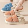 Cotton Slippers Down Couple Autumn and Winter Bag Heel Cotton Slippers Indoor Cotton Shoes Home Use Thickened Warm