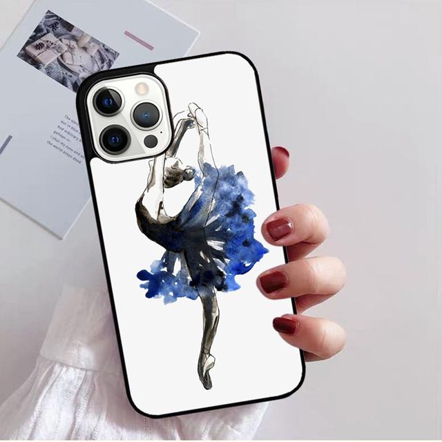 Чехол для телефона Балерина Танцевальные туфли Задняя крышка для iPhone 17 Air 16 15 14 13 11 12 Pro Max PlusS Shell Coque