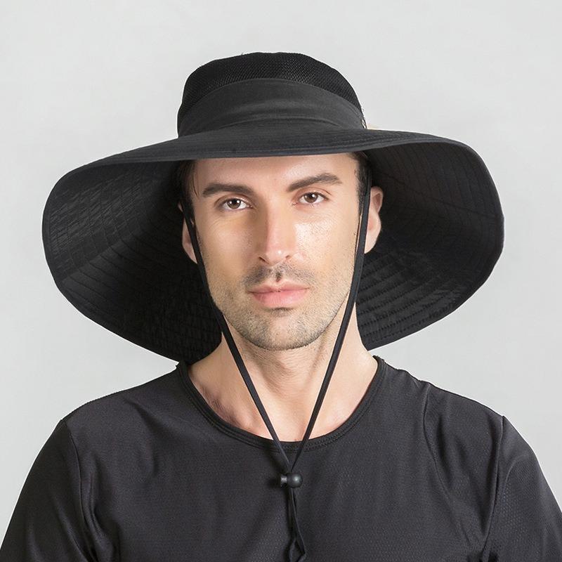 Летняя уличная шляпа от солнца женская шляпа шляпа для рыбалки дышащая солнцезащитная с большими полями солнцезащитная шляпа-ведро