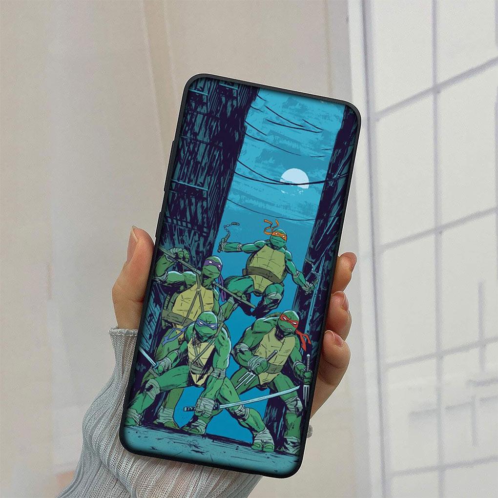 Anime N-Ninjas Cartoon T-Turtles Phone Cover Casing for Samsung Galaxy S23 S22 S21 S20 Fe Ultra S8 Plus M21 + Soft TPU Case