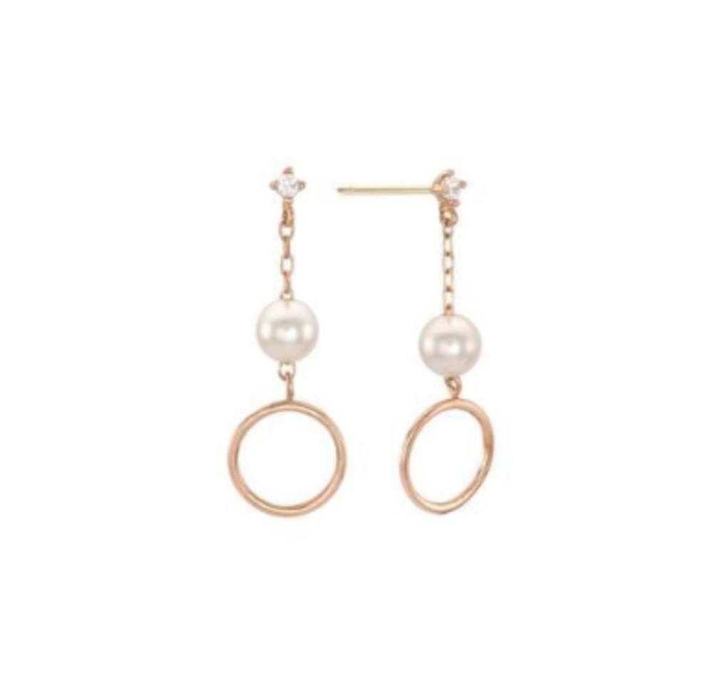 LLOYD Pearl Round Drop Earrings LPTJ4039T