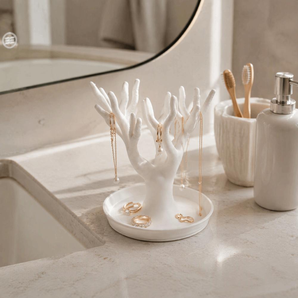 Simulated Miscellaneous Item Storage Tray Tree Jewelry Display Stand Photography Props