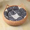 With Warm Pad Braided Cat Bed Rattan Weaving Vine Weave Cat Nest New Pet Sleeping Mat  Pet Supplies