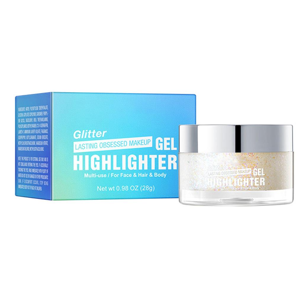 Цветной хайлайтер-гель усиливает макияж для хайлайтинга лица Гель 28 г