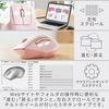 ELECOM Wireless Mouse SHELLPHA 5 Buttons Tilt Mouse, Bluetooth, Quiet, Antibacterial, + Wheel, Pink, M-SH30BBSKPN