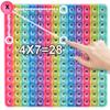Умножение 12X12, Дизайн Числа Непоседа Математическая Игрушка для Учителей и Учеников для Создания Различных Математических Операций, Непоседа Обучение Математические Игры