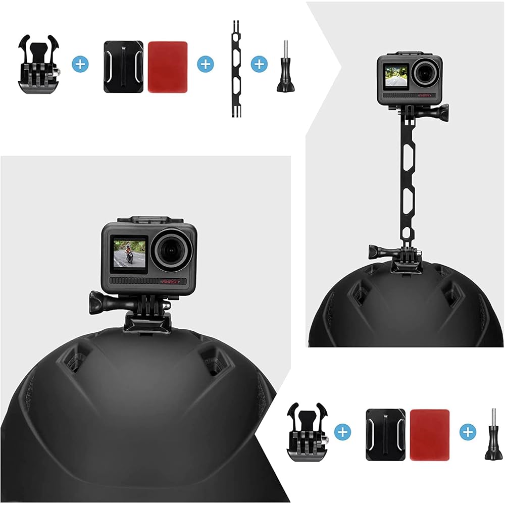 Комплект для скейтборда AKASO Action Camera Совместим с EK7000/EK7000 Pro/Brave 4/Brave 4 Pro/Brave 7 LE/Brave 7/Brave 8/V50X/V50 Pro/GoPro Hero 11 10 9 8