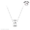 Sawnio Hello Kitty Jewelry Silver Oil Painting Necklace Hlsn380