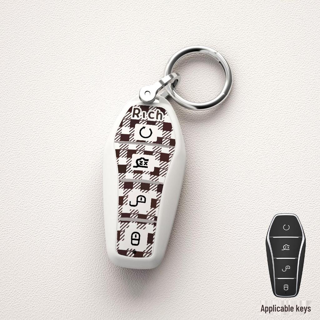 Чехол для ключей для BYD Dolphin, Han, Qin Plus DMi, Yuan, Tang, Pro, Female EV, Destroyer 05, Seal 06