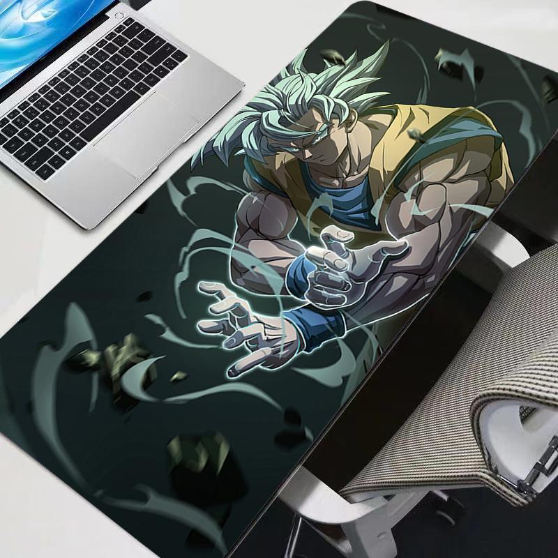 Mouse Pad Large Xxl Gamer Computer Rubber Desk Mat Keyboard Anime Gaming Accessories Mousepad Dbz Dragon Ball Z Pc Carpet