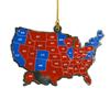 Карта выборов в США 2025 года, акриловое украшение, карта президентских выборов, президент снова победил, украшение для выборов, украшение на рождественскую елку