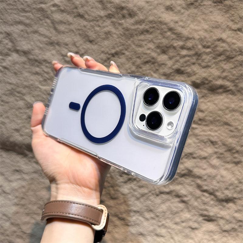 Роскошный беспроводной зарядный Magsafe прозрачный чехол для iPhone 15 16 14 13 11 12 Pro Max Plus 11 магнитный противоударный мягкий бампер