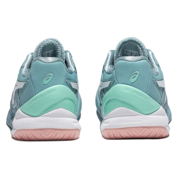 Asics Женские кроссовки Gel Разрешение 8 Дымчато-Синие Белые 1042A072-408