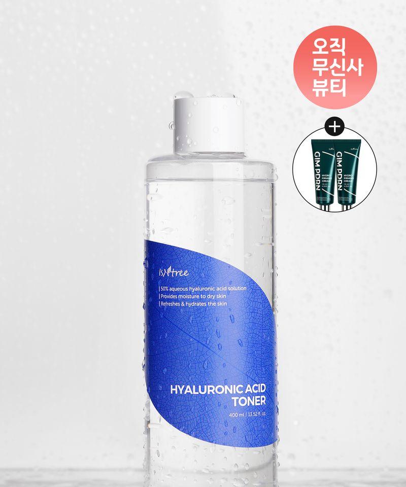Hyaluronic Acid Toner 400ml (Gift: Kim PDRN Cream 10ml 2EA)