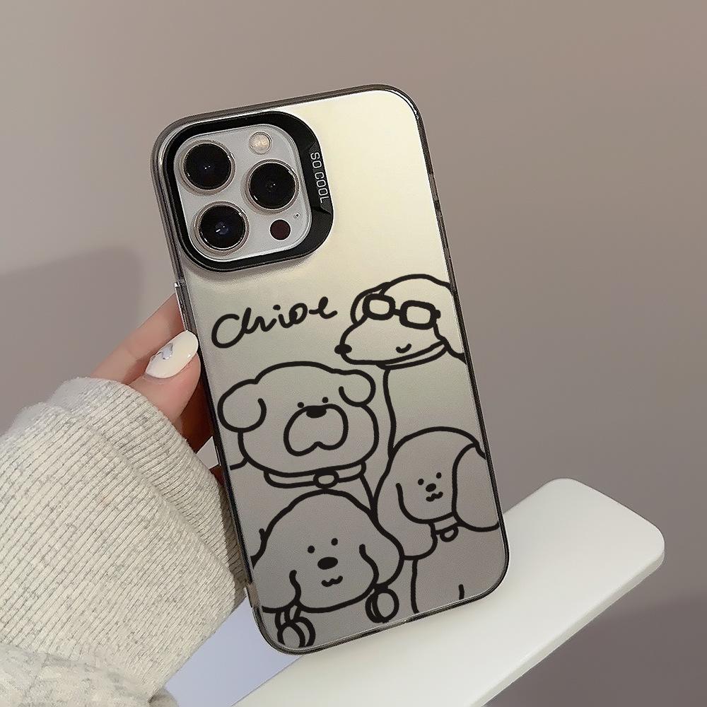 Подходит для iPhone14Pro Фото собаки Макс Чехол для мобильного телефона 16 Apple 13 Противоударный 11 Милый Крутой Мультяшный 15 Лазерный