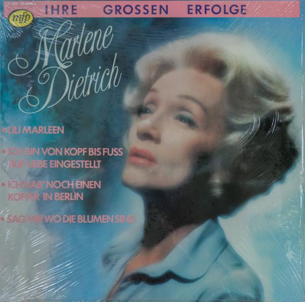 LP Record MARLENE DIETRICH Ihre Grossen Erfolge 0221582991 Music For Pleas 1984 Netherland Jazz Used
