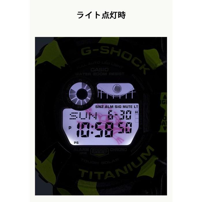 [Casio] G-Shock Frogman GW-8200TPF-1JR Мужские часы - Черный/Неоновый зеленый