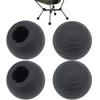 Ailunate Outdoor Chair Leg Cover for Helinox Alternative Chair One Chair Two Camping Chair Table Feet 4 Pieces Black