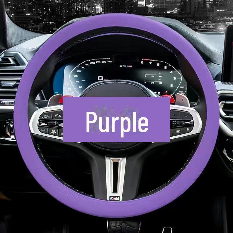 Силиконовый чехол на руль для мужчин и женщин — летняя мода, впитывающий пот, нескользящий, универсальный, подходит для любого сезона, тонкий и мягкий.