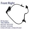 Front Left/Right ABS Wheel Speed Sensor for Acura MDX ZDX 2010-2013 for Honda Pilot 2009-2015 57455-STX-A01 57450-STX-A01