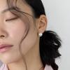 MERCURY [nuclear Pearl] Classic Pearl Earring - 12mm