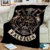 Одеяло с викингом, скандинавской мифологией, Фенриром и вороной, фланелевое одеяло для дома, спальни, кровати, дивана, пикника, офиса, пешего туризма, отдыха, сна, подарок