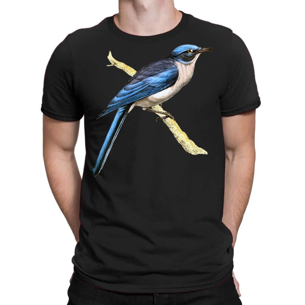 BEST TO BUY Bird Vintage Jay Drawing Art Blue Bird Lover Gift S- T-Shirt