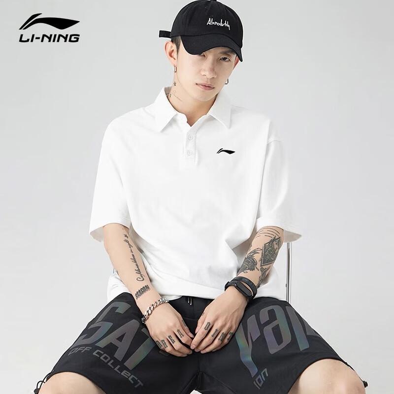 Li-Ning Мужской летний спортивный комплект с поло