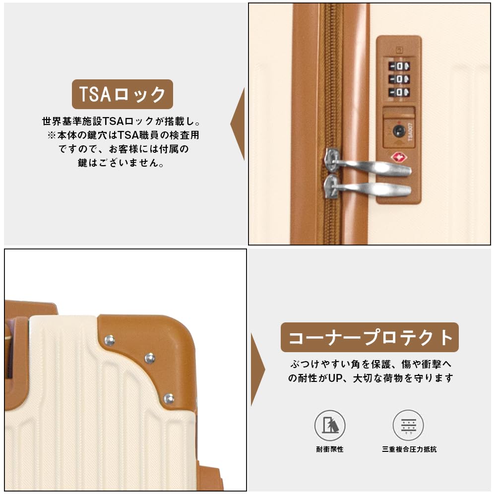 Carry Carry Equipped with TSA Ultra Double 360 Degree 906 [Xindzy] Suitcase, Bag, Case, Carry-on, Rourke, Light, Large, Quiet, Casters, Shockproof,