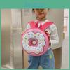 Cute Pattern Cartoon Donut Shaped Large Capacity Children Backpack For School